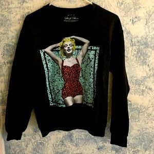 Marilyn Monroe black sweatshirt